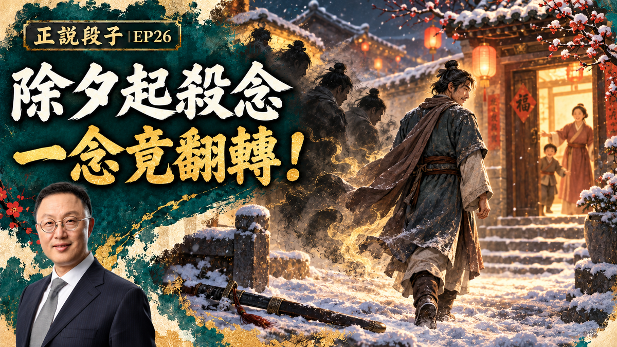 EP26-【正說段子】自己掌控面相!史上最驚險除夕夜來了:相由心生背後,是善惡、福禍的精準轉化!