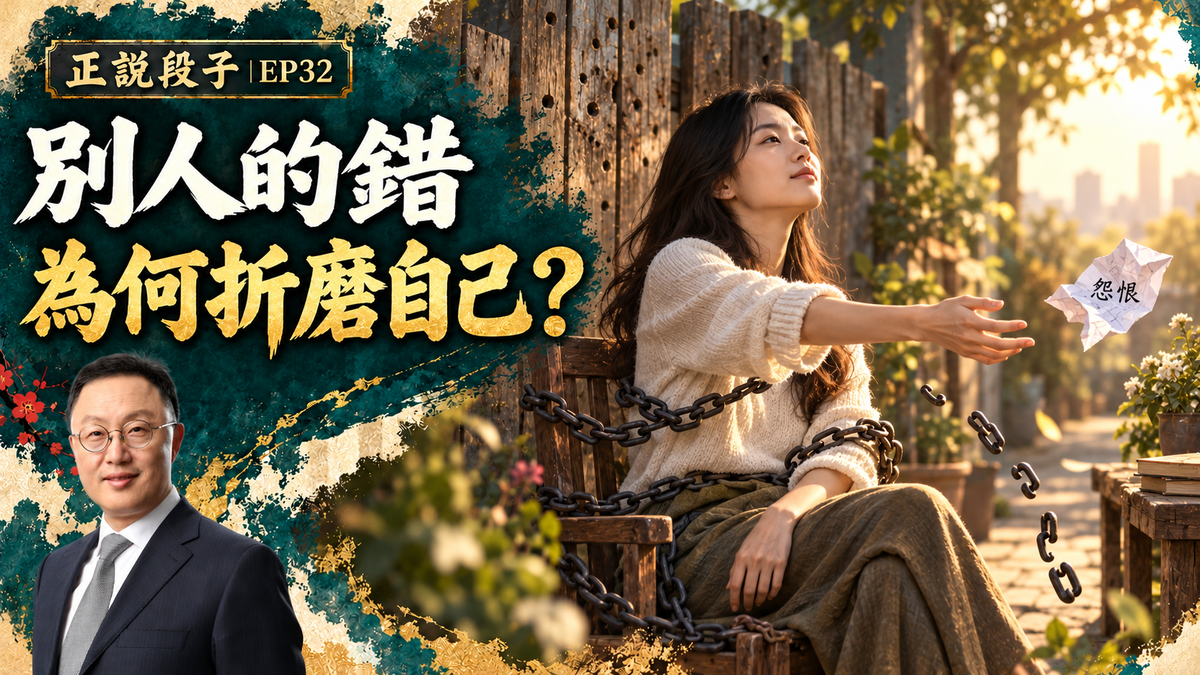 EP32-【正說段子】你在用別人的錯誤折磨自己嗎？擺脫怨恨情緒的反芻，拯救自己，也放過讓你怨恨的人！